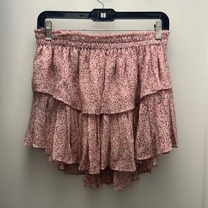 LoveShackFancy ruffle mini skirt